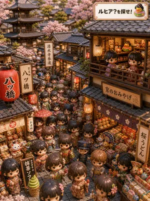 Kyoto Hidden Mascot Diorama