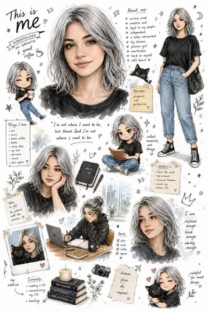 Illustrated Personal Sketchbook Infographic