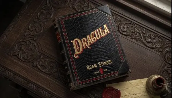 Vintage Dracula Book — AI画像プロンプトの例