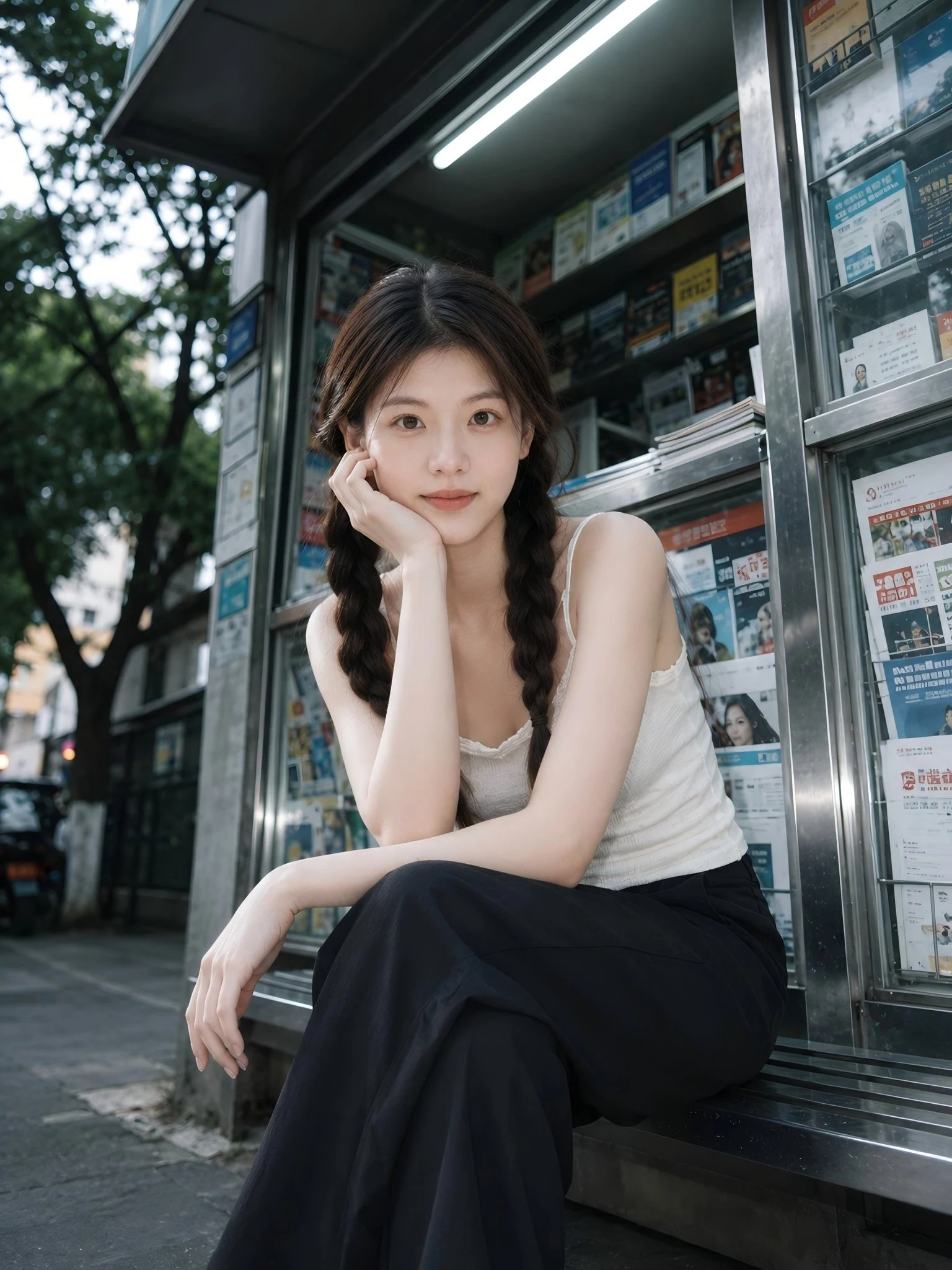 Newsstand Street Portrait