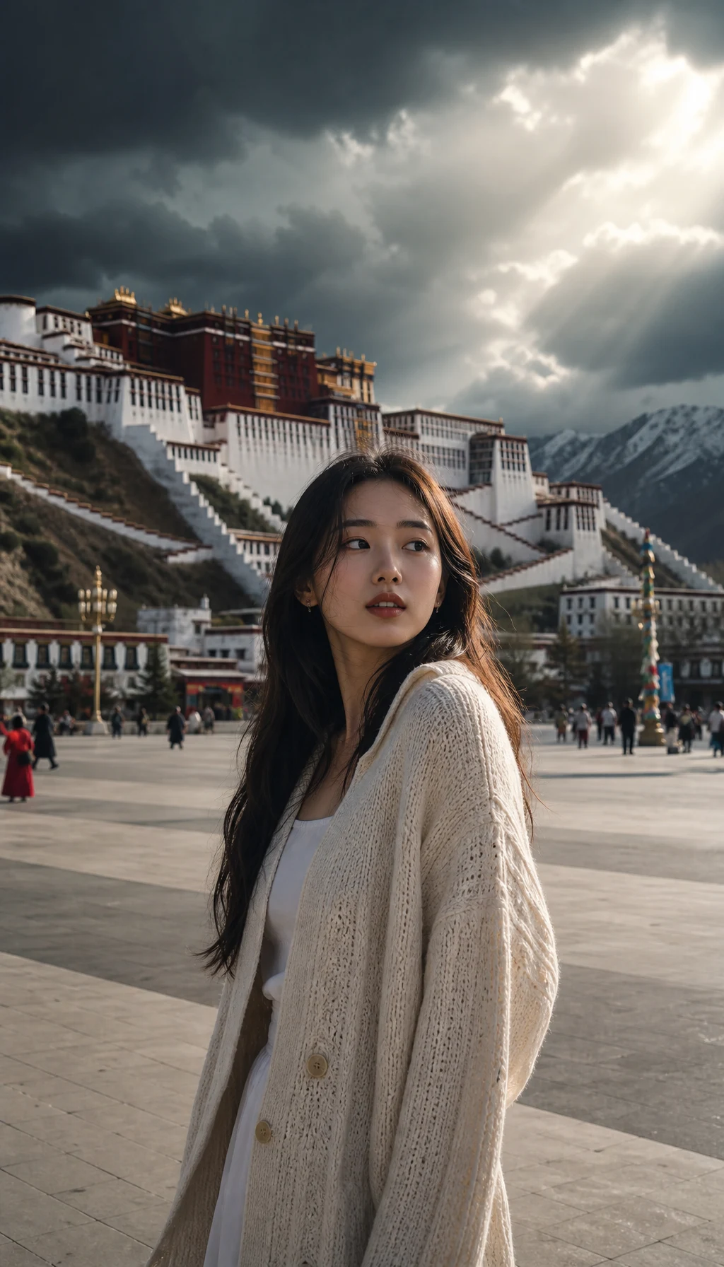 Tibetan Palace Travel Portrait