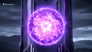 Futuristic Sci-Fi Anime Battle