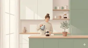 Minimalist Scandinavian Illustration Prompt