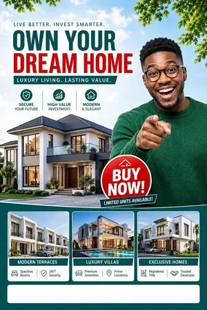Luxury Dream Home Real Estate Flyer