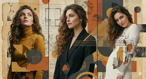 Three-Panel Mixed-Media Fashion Composition - Nano Banana Pro AI Prompt for Product Marketing