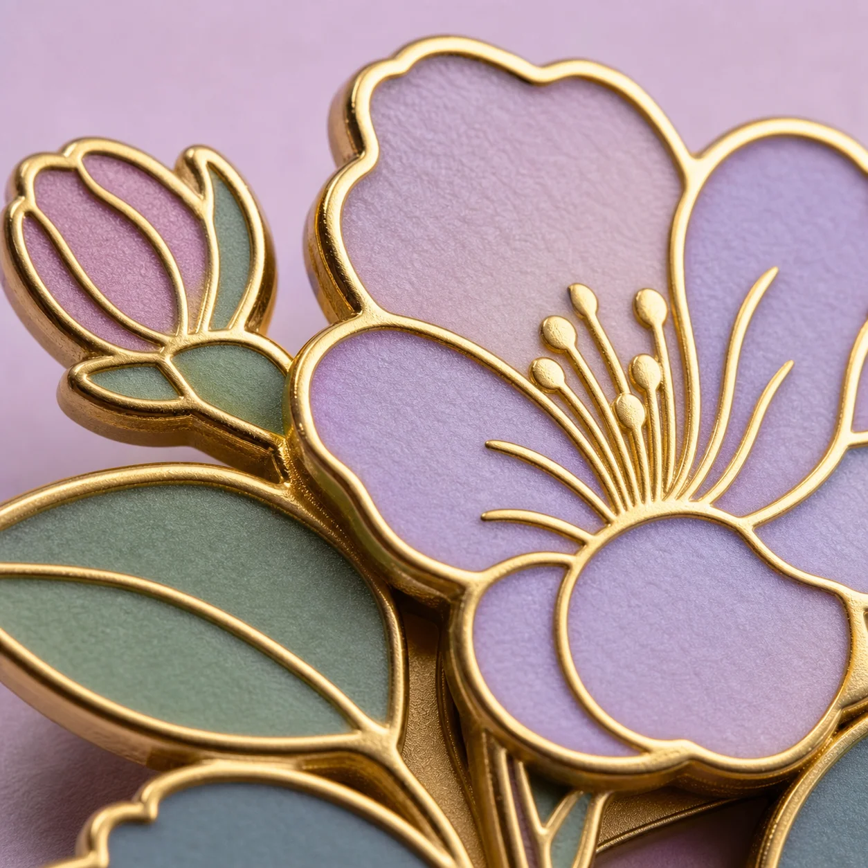 Soft enamel pin maker textured pin collection preview