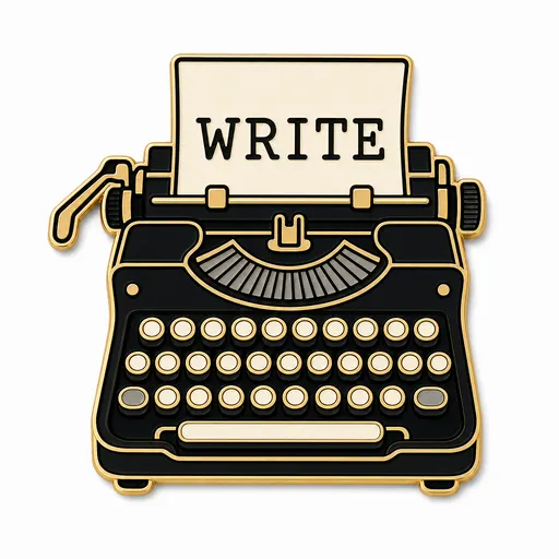 Typewriter Pin