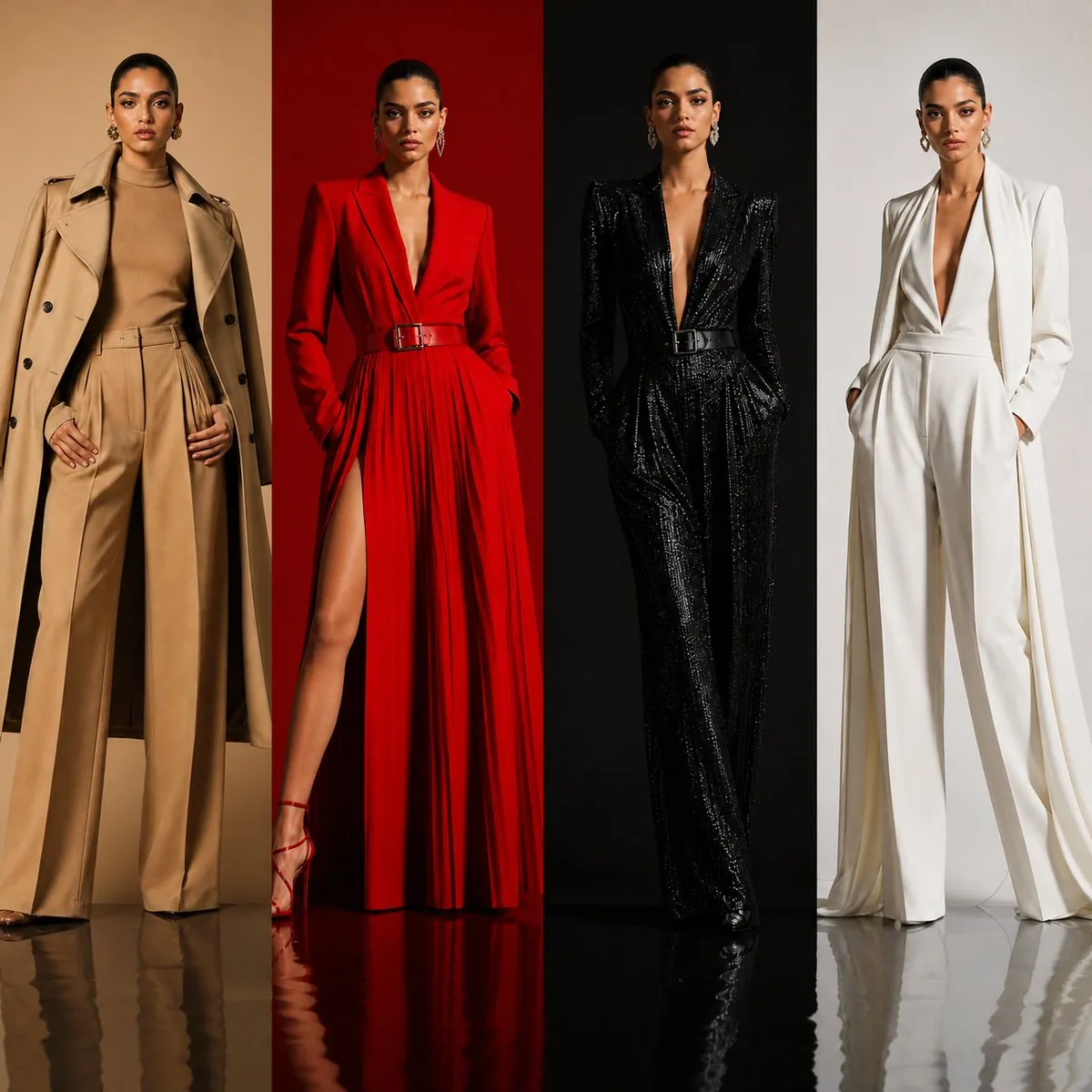 Luxury Fashion Color Block Campaign reference