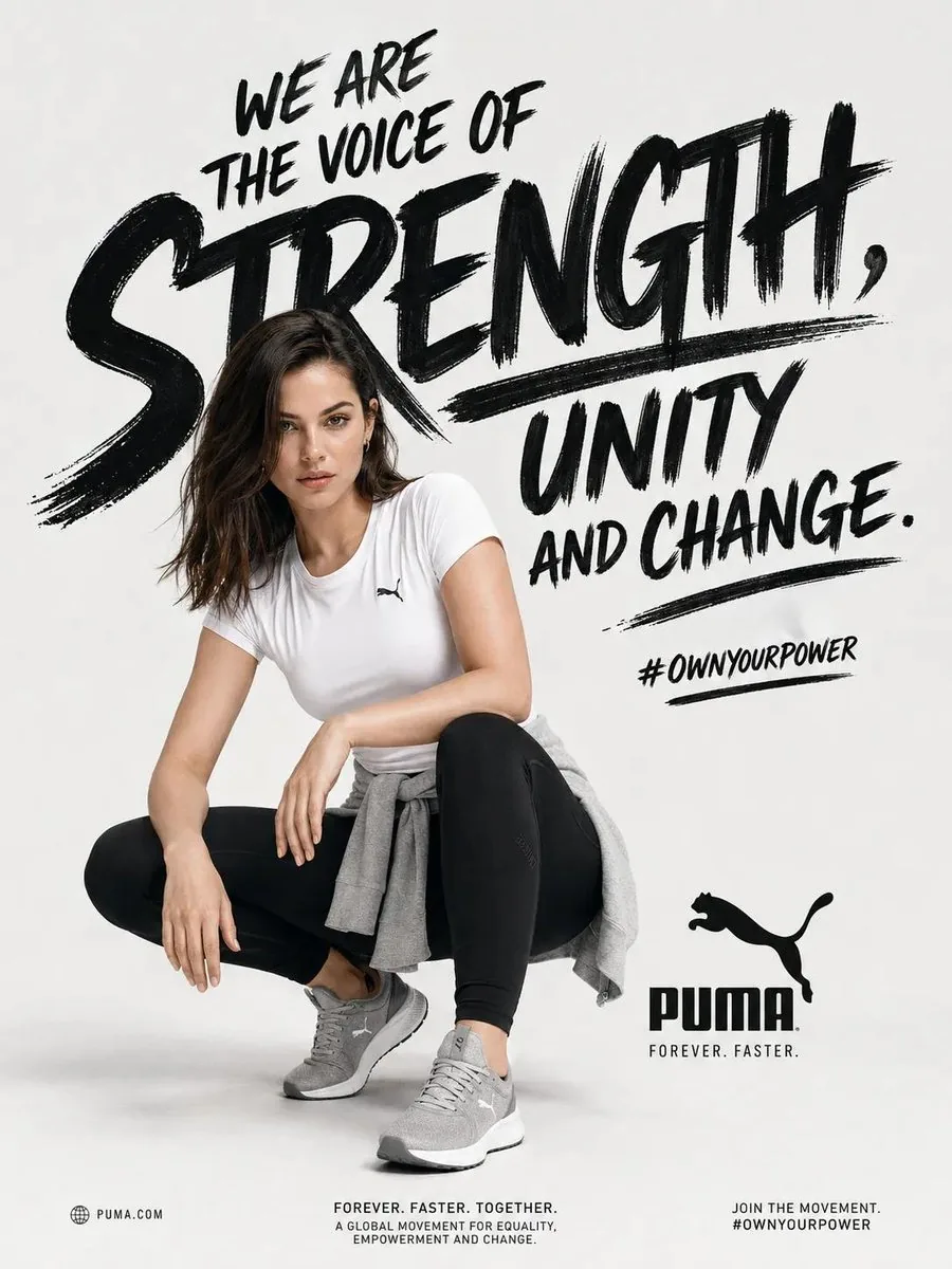 Sports Fashion Advertisement Poster reference