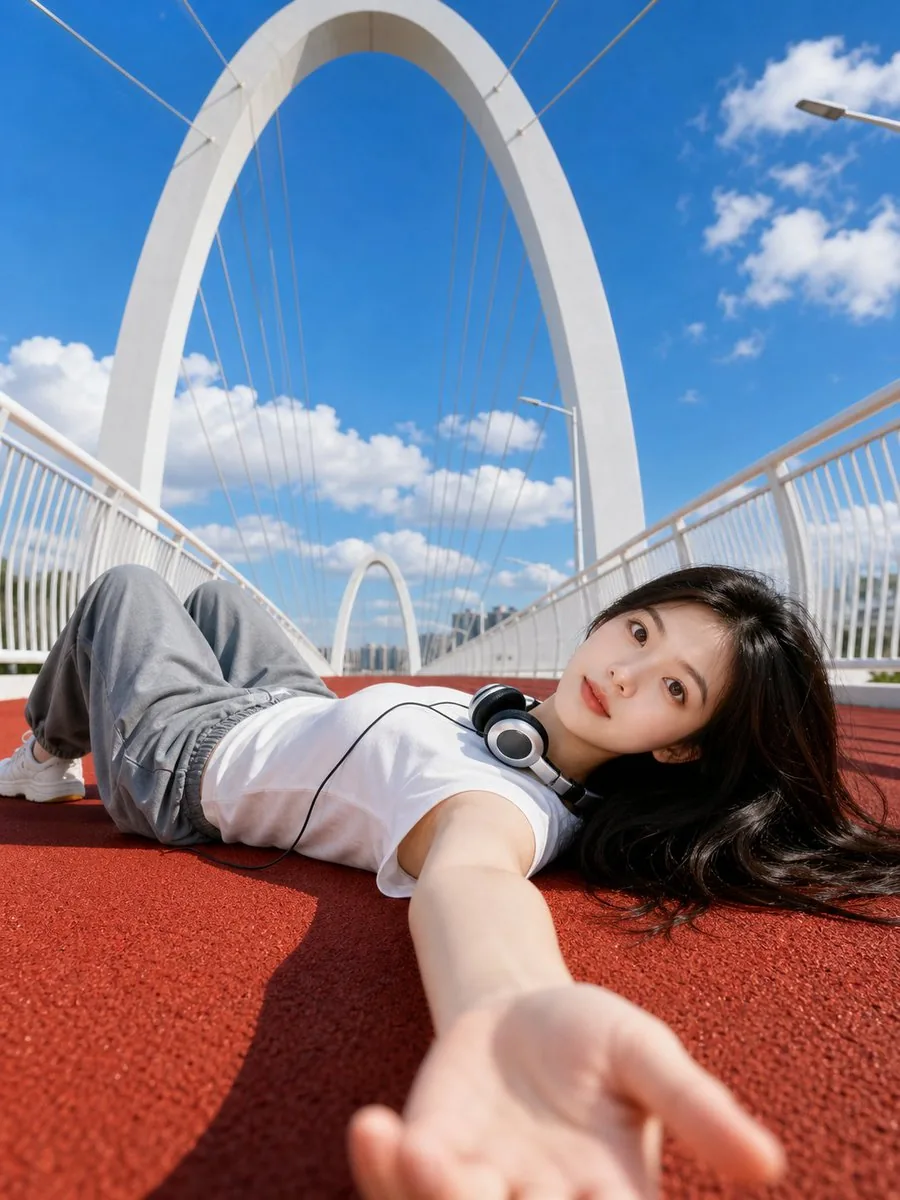 Summer Bridge Track Portrait reference