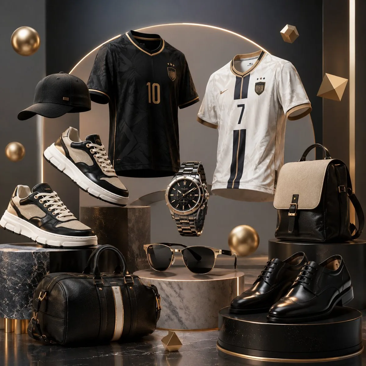 Luxury 3D Fashion Product Showcase reference