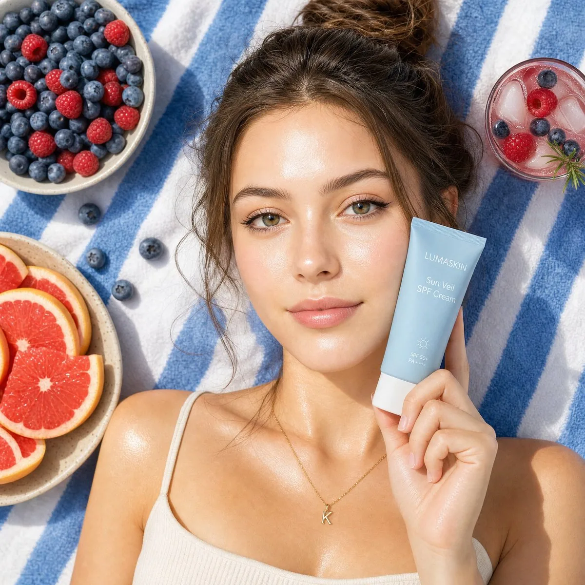 Summery Skincare Beauty Advertisement reference