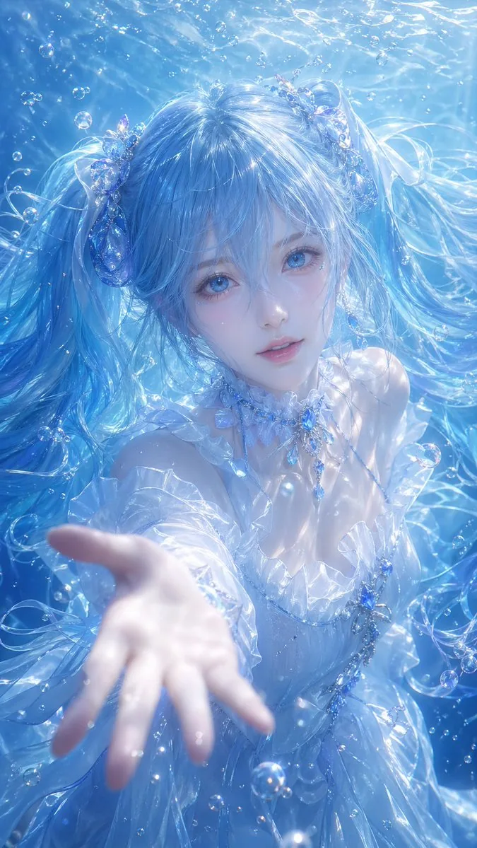 Underwater Fantasy CG Illustration reference