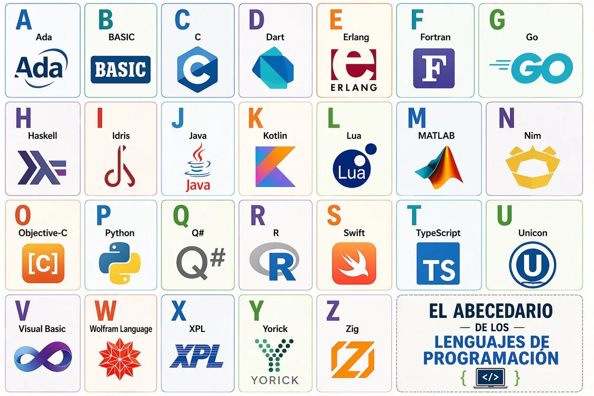 Programming Language Alphabet Prompt reference