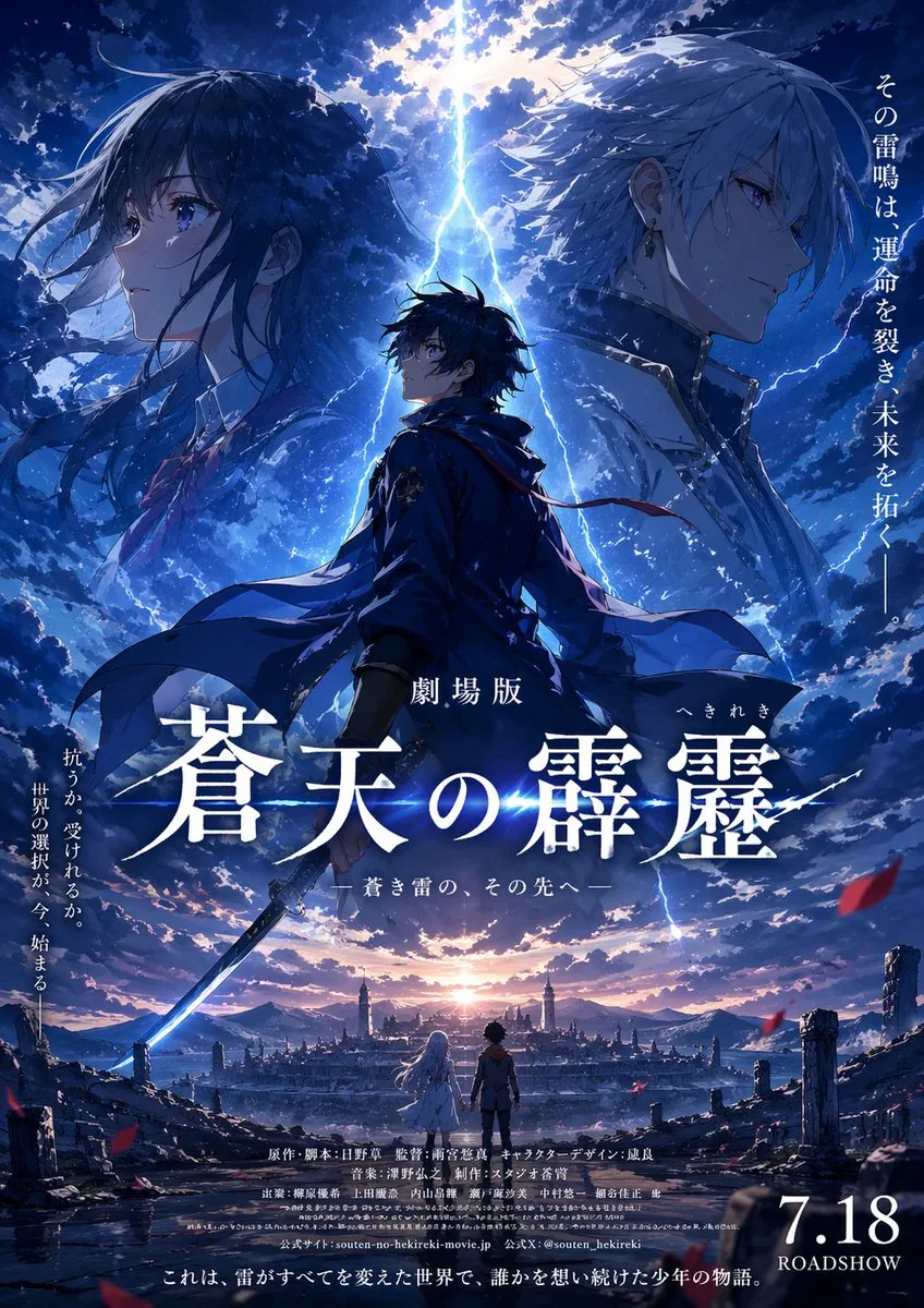Fictional Anime Movie Poster reference
