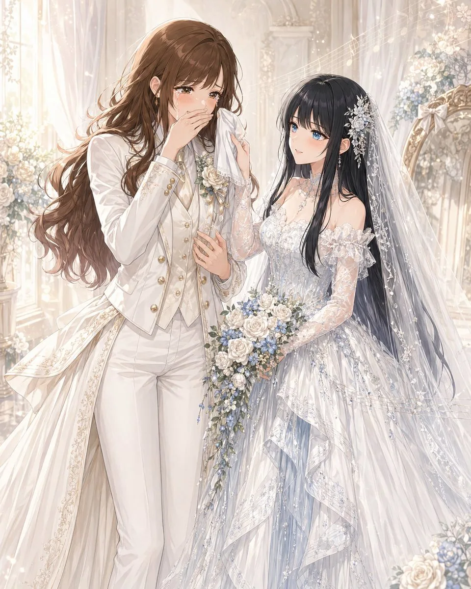 Romantic Yuri Wedding Chapel Portrait reference