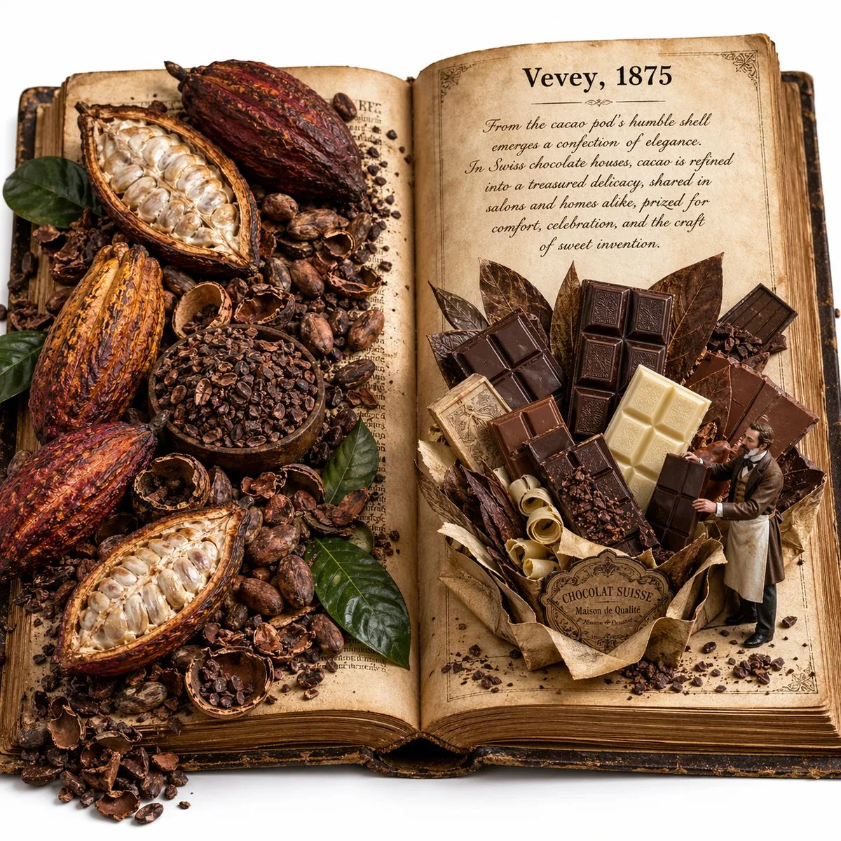 Edible History Pop-Up Chocolate Book reference