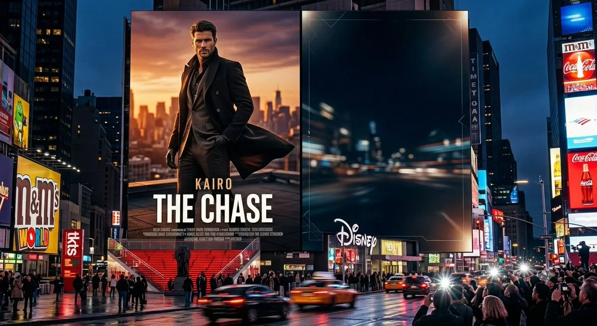 Times Square Movie Billboard Scene reference