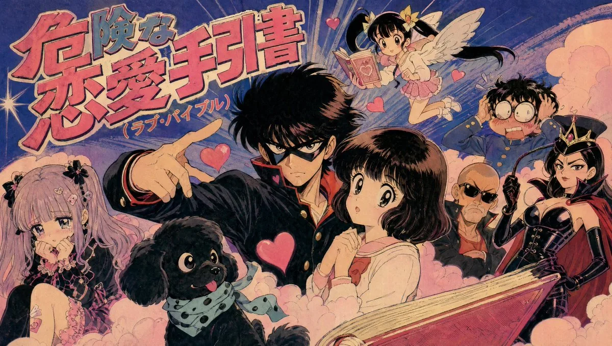 Retro Manga Love Guide Cover reference