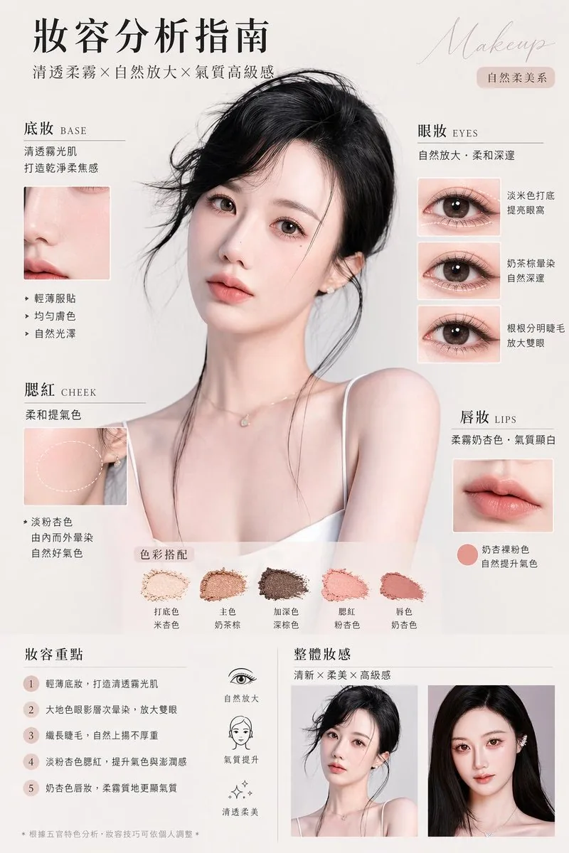 Luxury Makeup Analysis Poster reference