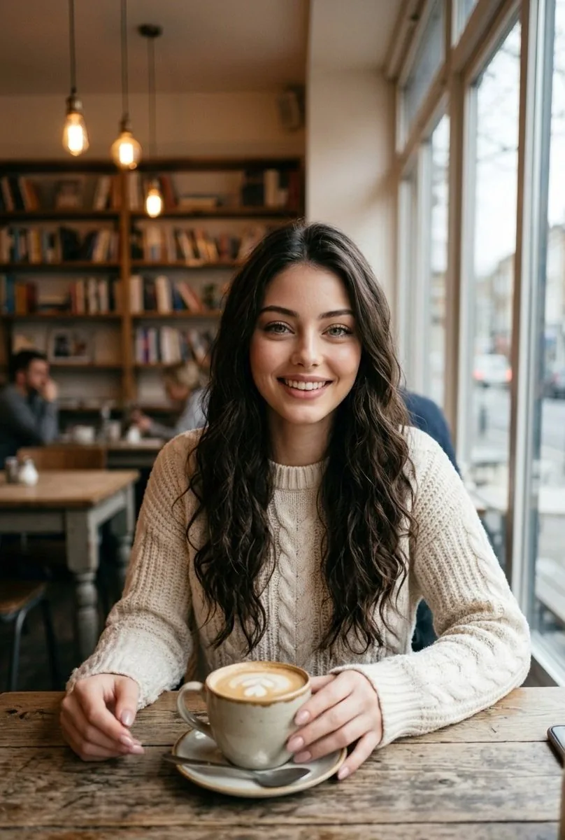 Candid Cafe Portrait reference