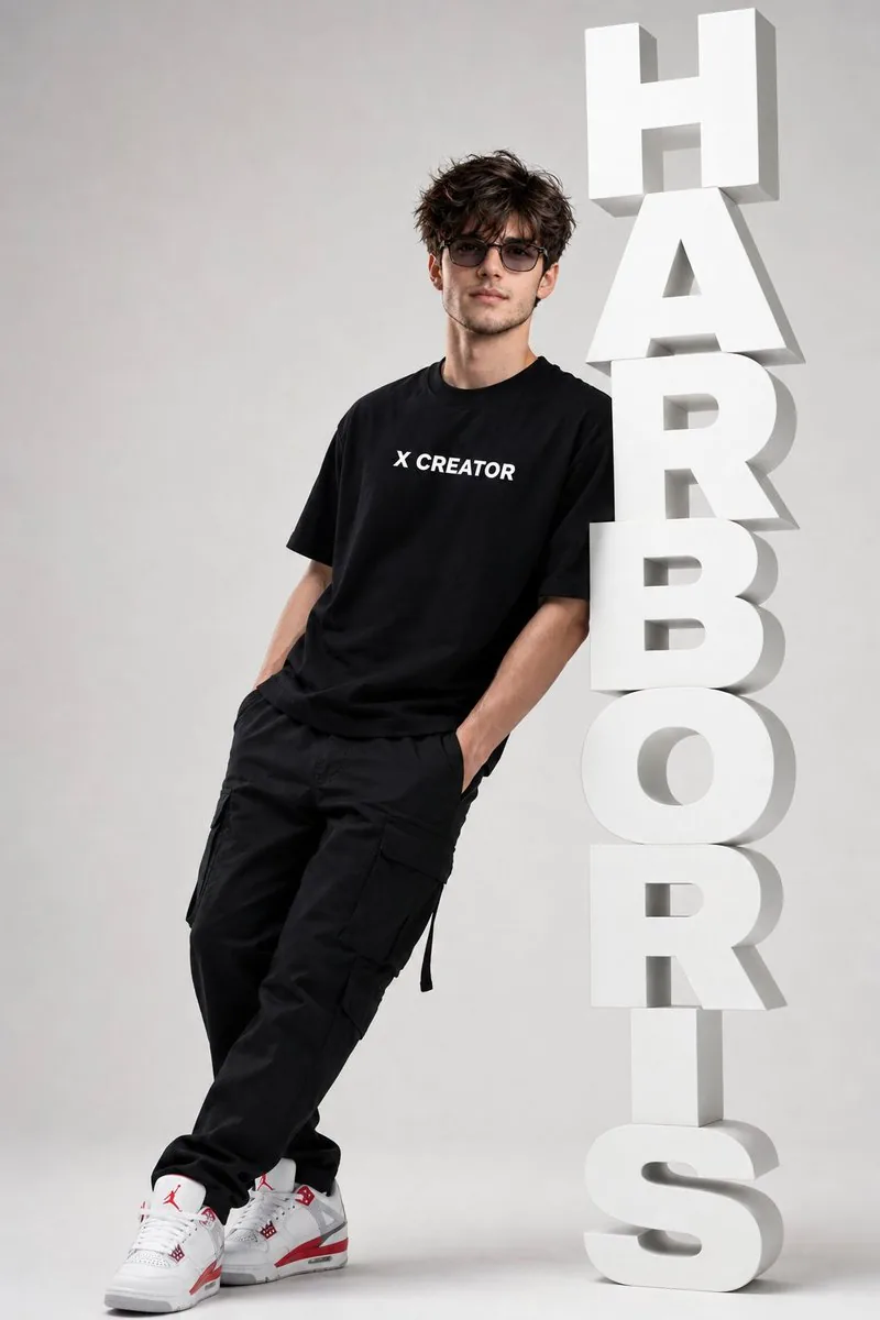Minimalist Streetwear Typography Poster reference