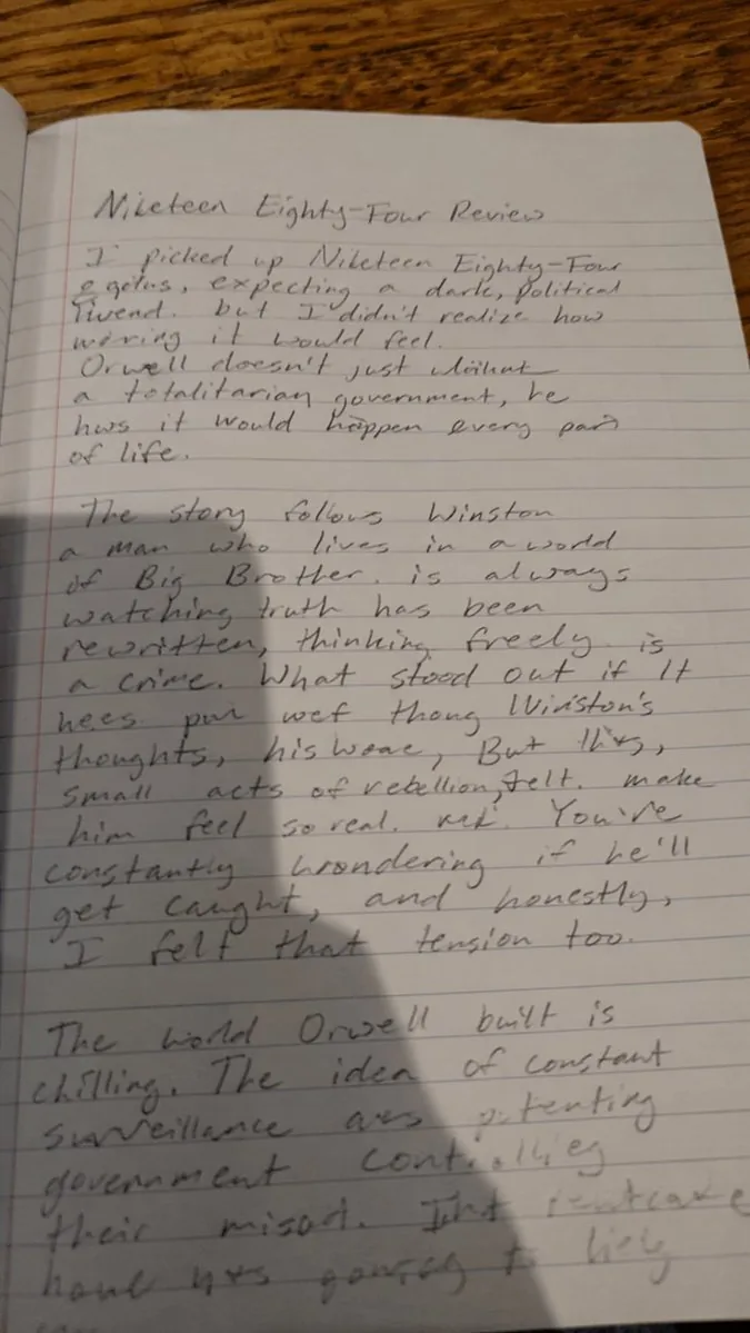 Messy Handwritten Notebook Photo reference