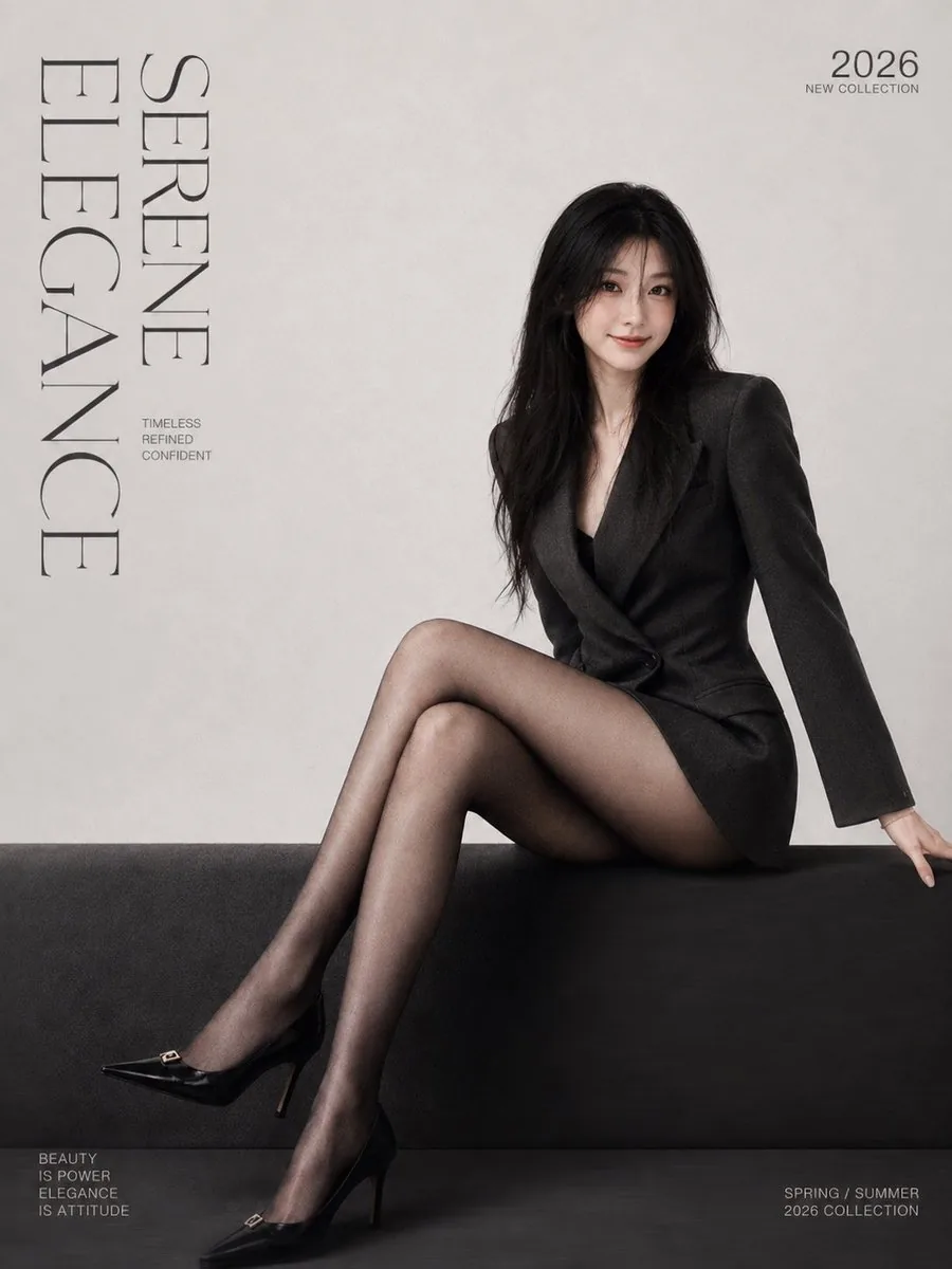 Minimalist Fashion Magazine Portrait reference