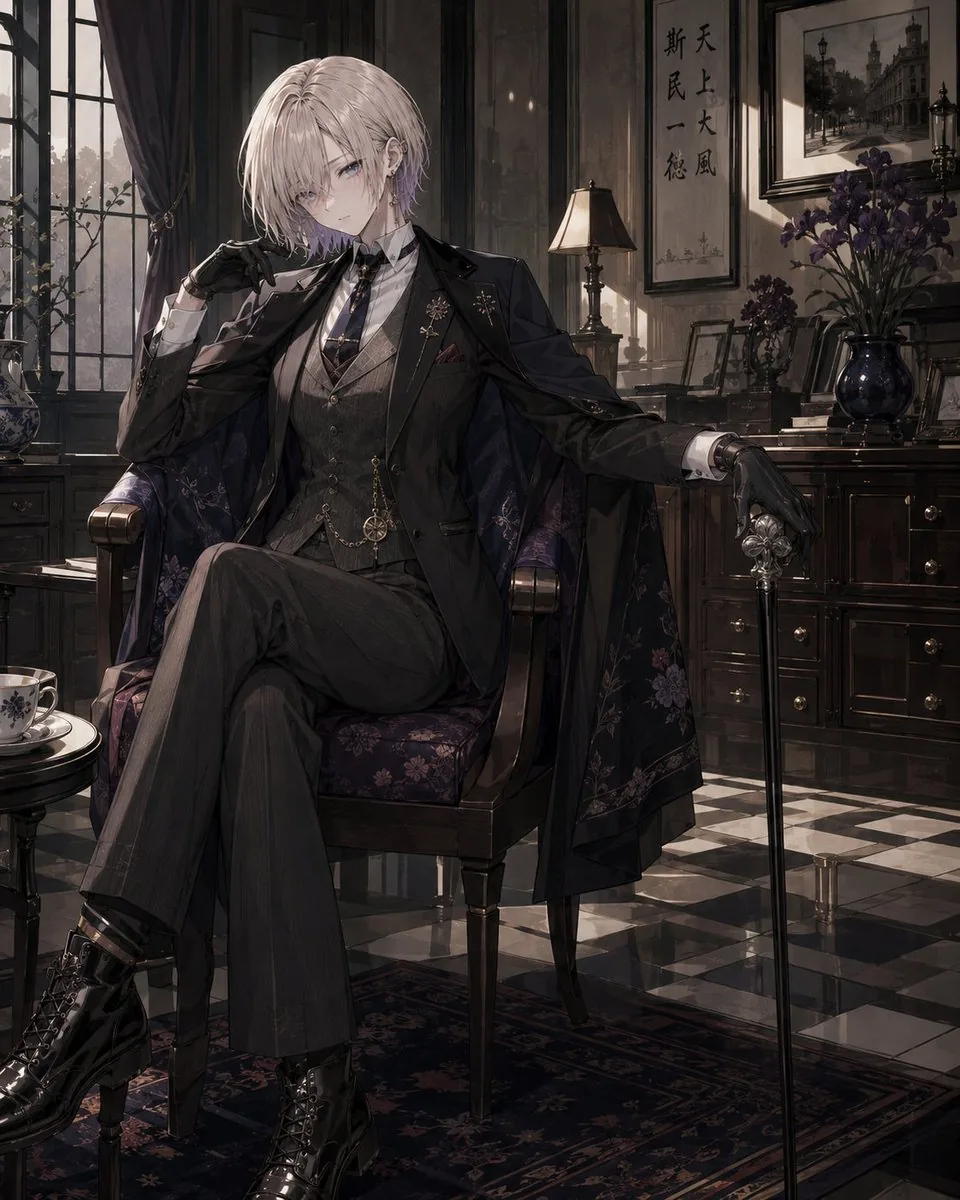 Vintage Showa Era Gentleman Outfit reference