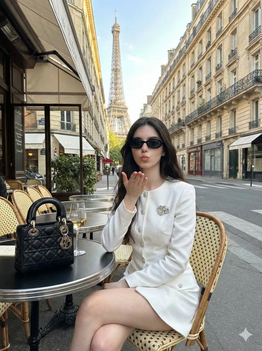 Ultra-Photorealistic Parisian Cafe Lifestyle Photography - Nano Banana Pro AI Prompt for Social Media Post reference