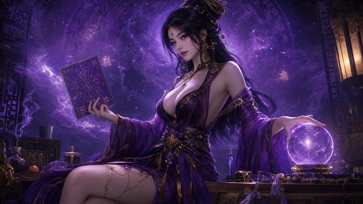 Seductive Oriental Fortune Teller reference