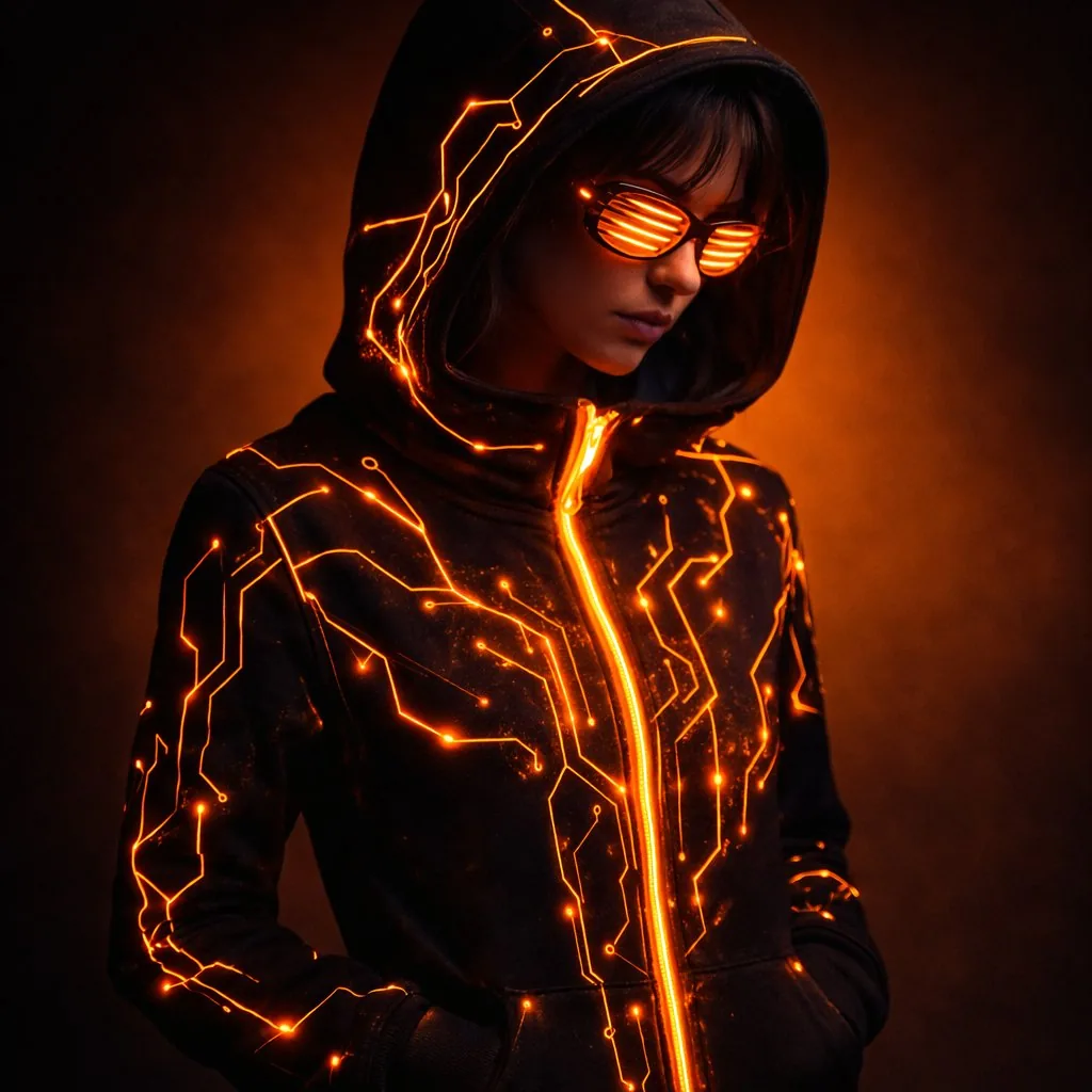 Ultra-Realistic Cyberpunk Studio Portrait reference