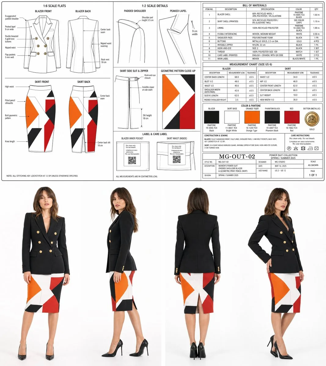 Women's Power Suit Tech Pack reference