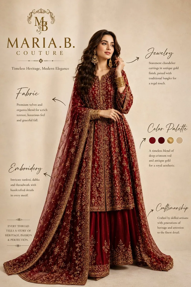 Pakistani Luxury Fashion Campaign reference