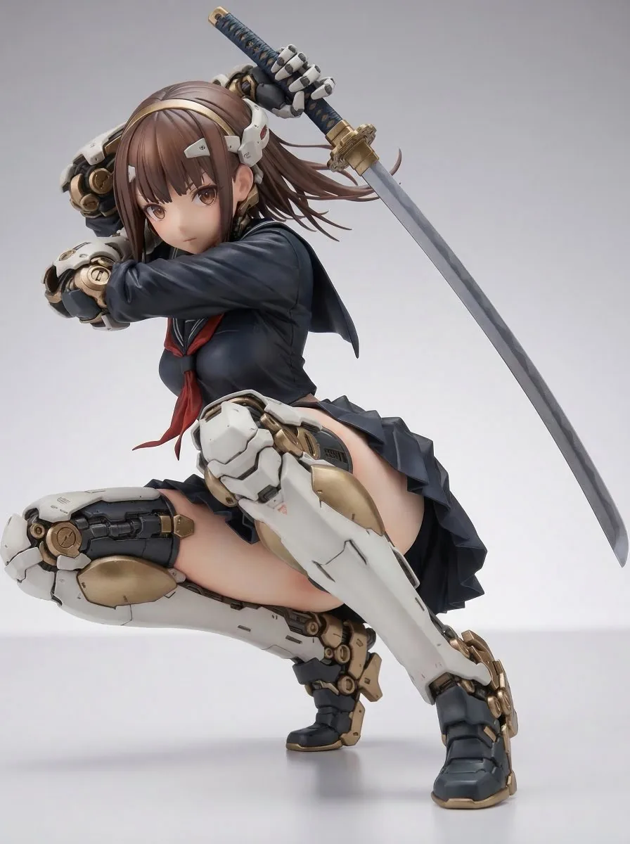 Samurai Mecha Girl Figure reference