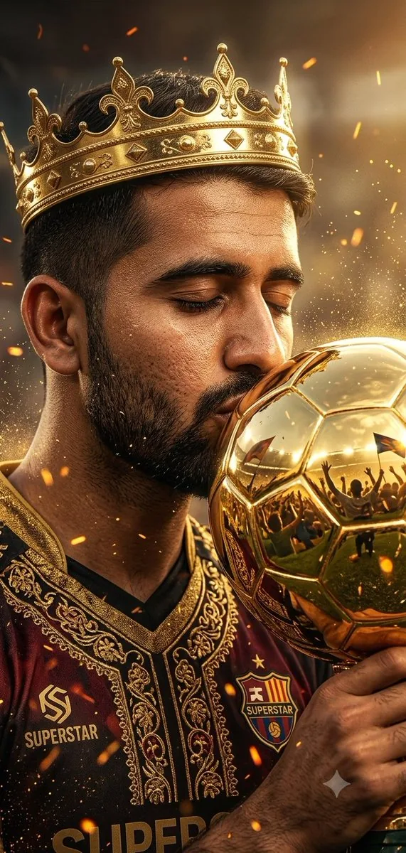 Soccer Superstar Victory Portrait reference