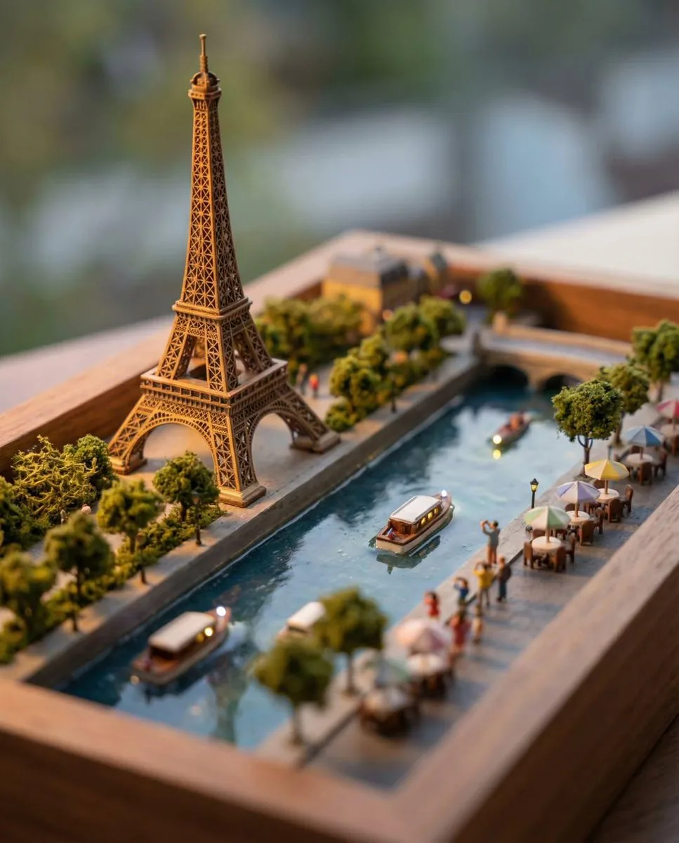 Tilt-Shift Tokyo Diorama at Sunset reference