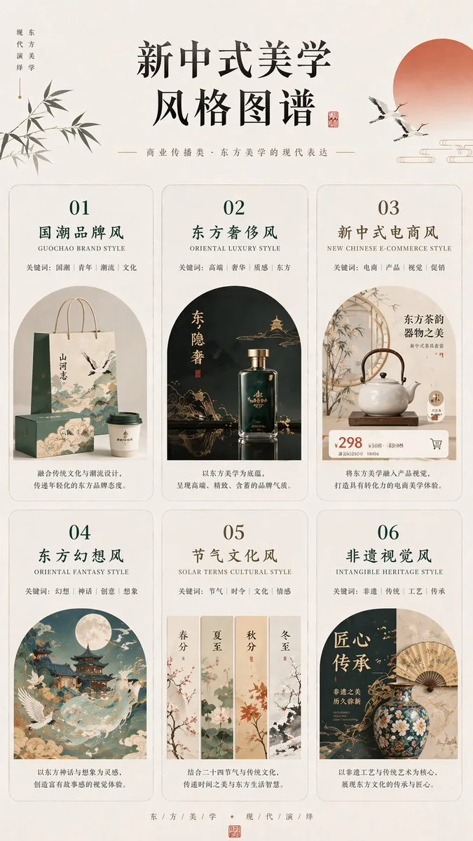 New Chinese Aesthetics Style Chart reference