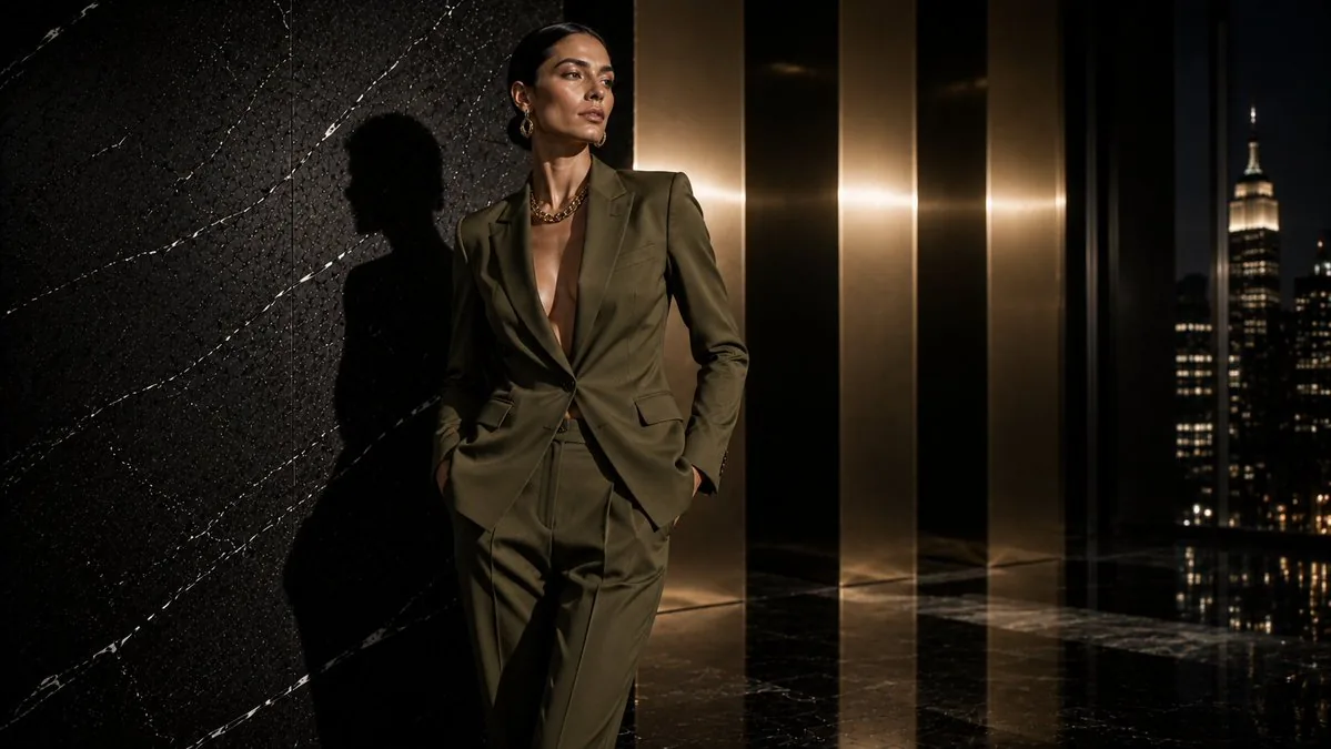Noir Luxury Fashion Editorial reference