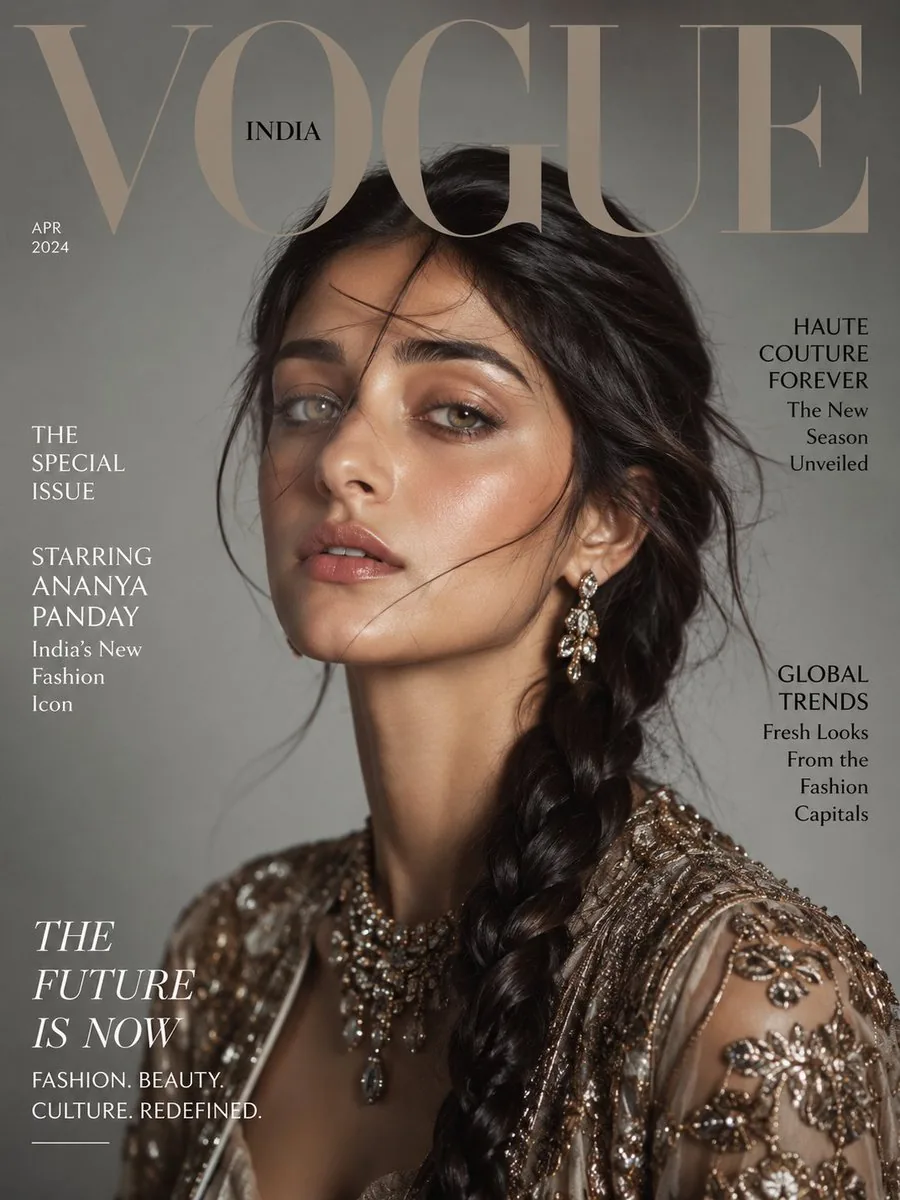 Vogue Magazine Cover Portrait reference