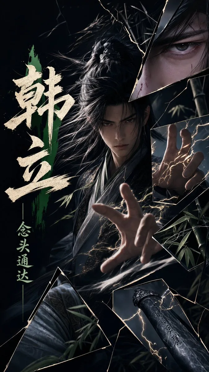 Dark Xianxia Shattered Glass Poster reference