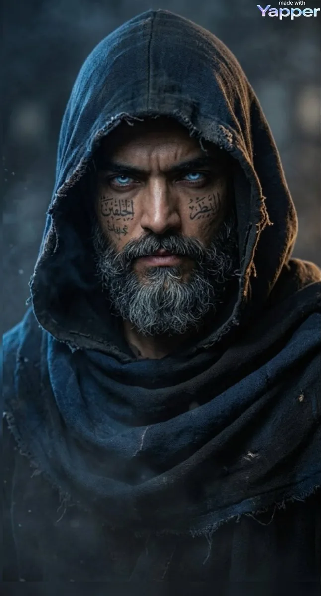 Cinematic Portrait of a Mysterious Hooded Warrior - Nano Banana Pro AI Prompt for Cinematic / Film Still reference