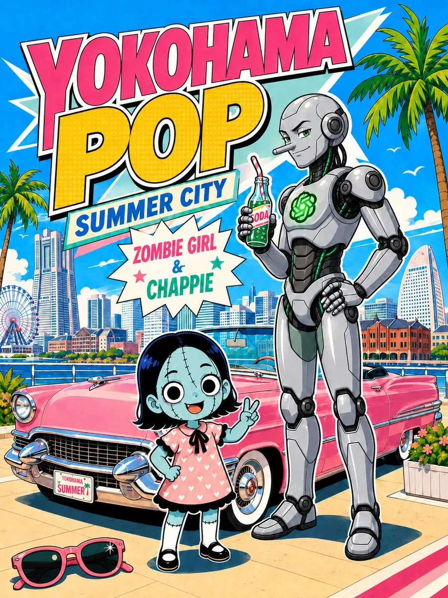 Yokohama Pop Summer Poster reference