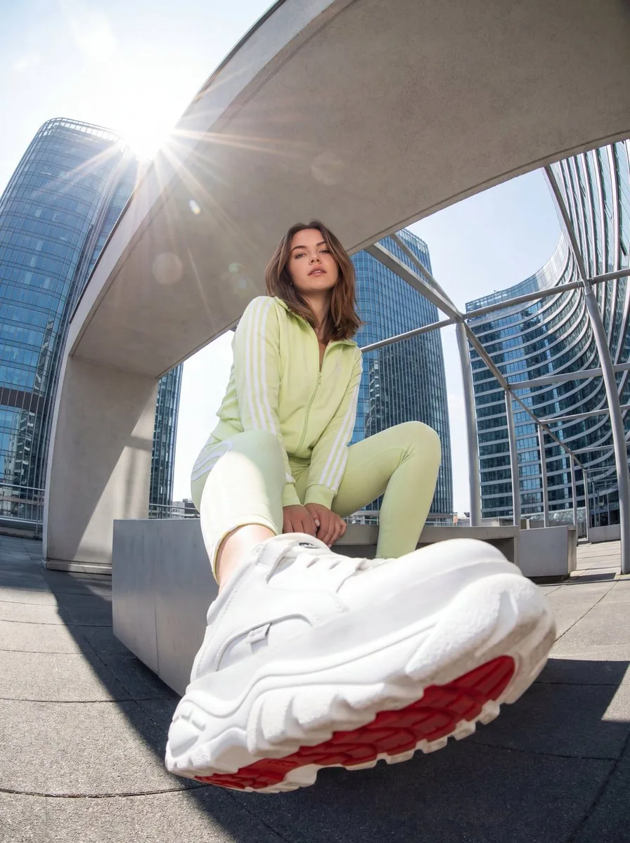 Urban Streetwear Photo with Extreme Fisheye Perspective - Nano Banana Pro AI Prompt for Social Media Post reference