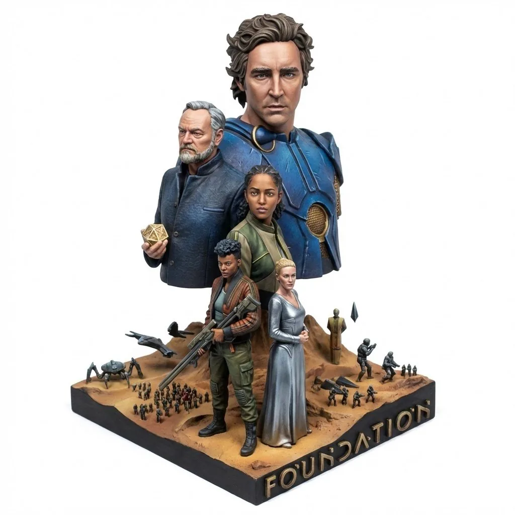 Realistic Miniature Sports Figurine Transformation reference