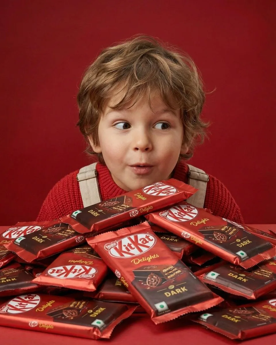 KitKat Dark Chocolate Product Advertisement reference