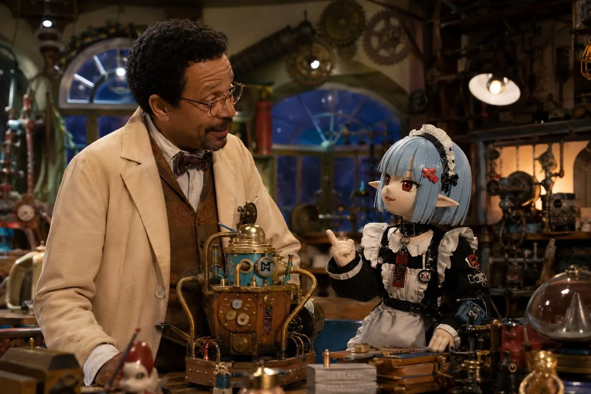 World Famous Puppet Show Scene reference