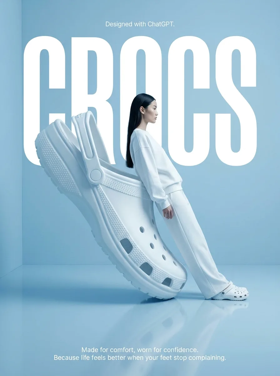 Surrealist High-Fashion Brand Poster reference