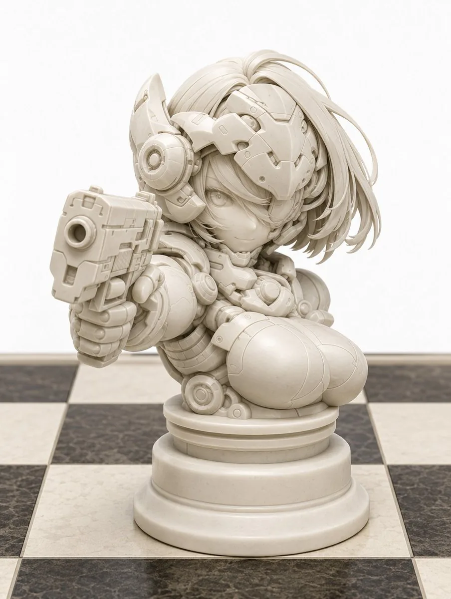 Character to Chess Piece Transformation reference