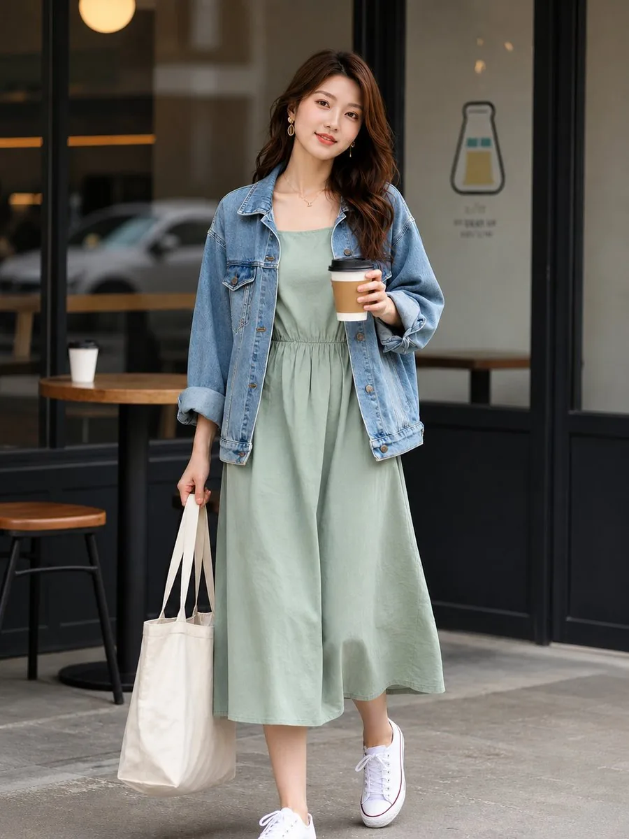 East Asian Street Style Cafe Photography reference